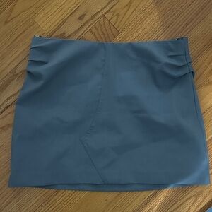 Zara Women's Slate Blue Mini Skirt - Contemporary Stretch Design